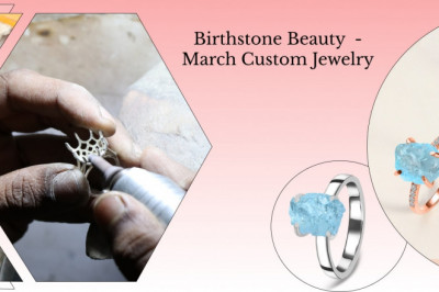 Customized March Birthstone Jewelry