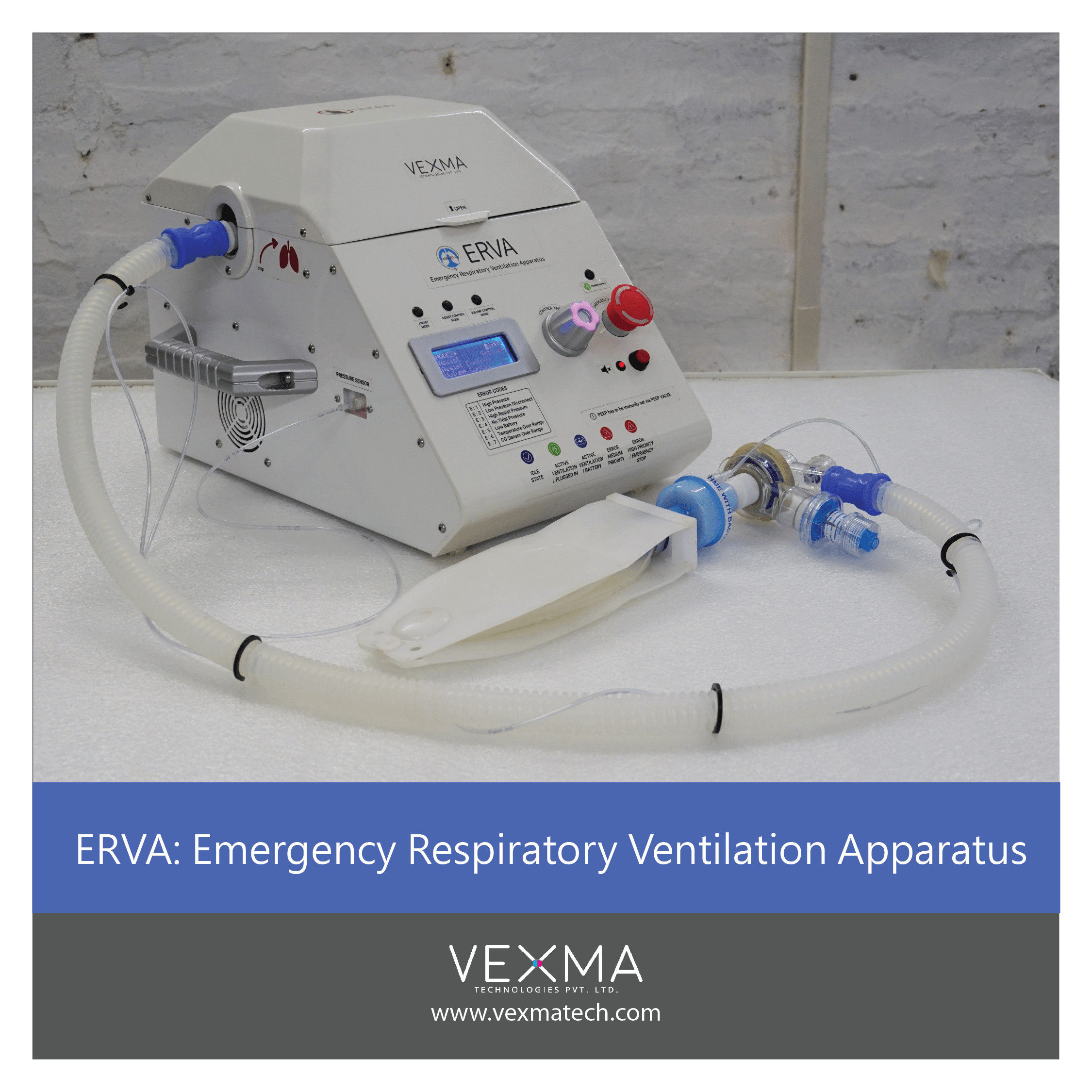 Ambu bag Ventilator india - Vexmatech