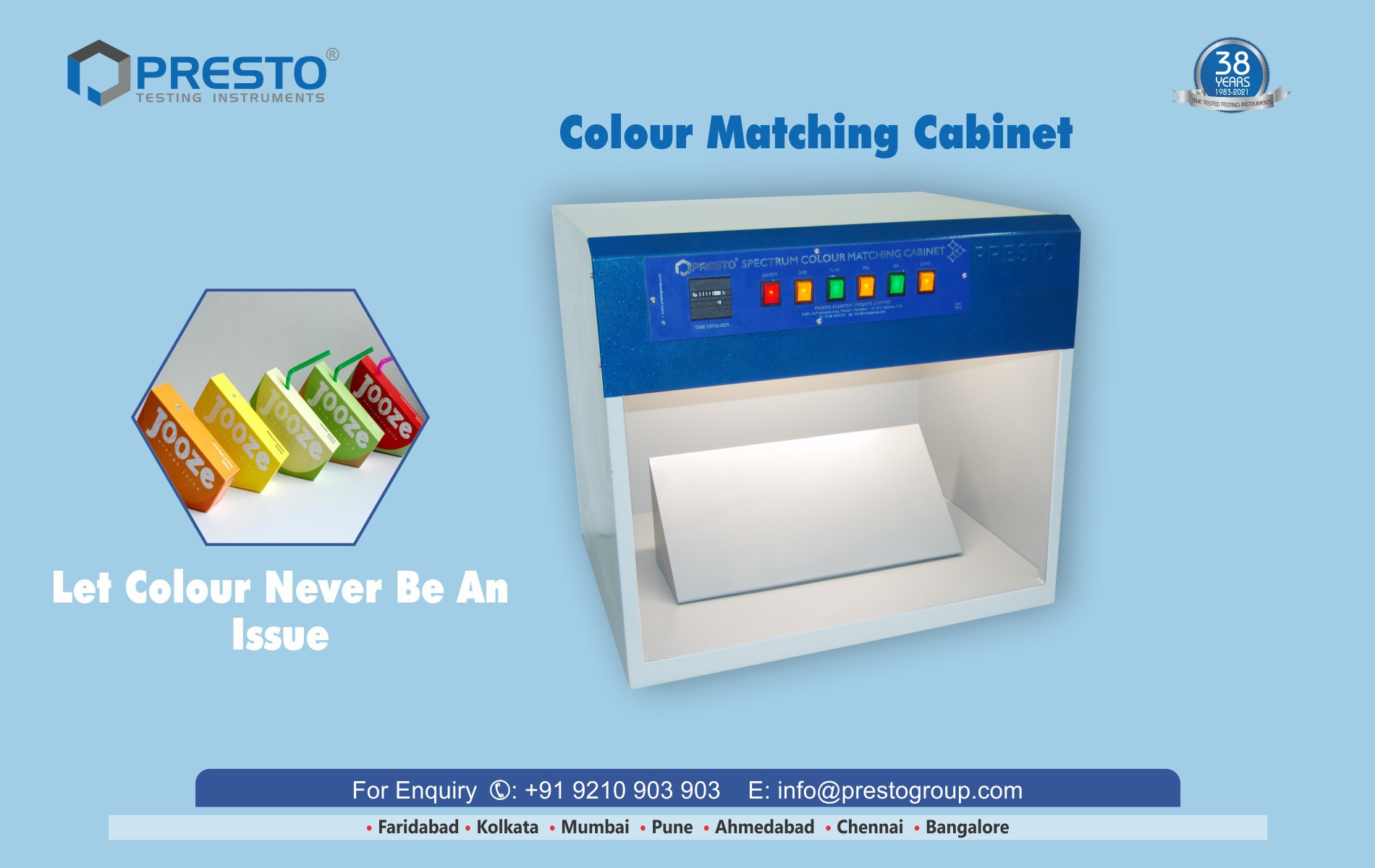 Color Matching Cabinet Manufacturer in India