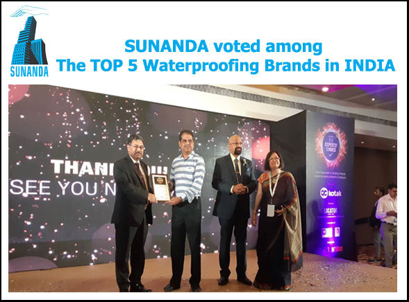 Top 5 waterproofing brands in India in the 2018 Experts’ Choice Awards.