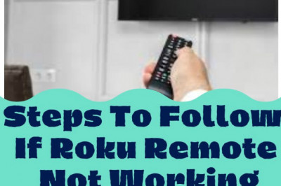 Steps To Follow If Roku Remote Not Working