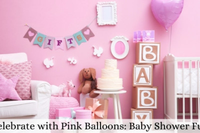 Celebrate with Pink Balloons: Baby Shower Fun